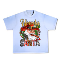 Grape Ice Howdy Santa Urban Heavy Tee - BundleAndBundleShop