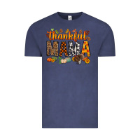 Vintage Denim thankful mama bbs Vintage Tee - BundleAndBundleShop