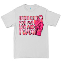 Dove Grey i fought for my life and i won Premium Tee - NancyCooperArtShop