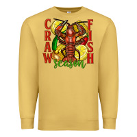 Antique Gold Crawfish season Premium Sweatshirt - FaDigitalArtStudio