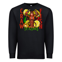 Black Crawfish season Premium Sweatshirt - FaDigitalArtStudio