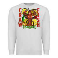 Dove Grey Crawfish season Premium Sweatshirt - FaDigitalArtStudio