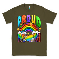 Army Green Western Proud Mom Classic Tee - BundleAndBundleShop