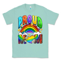 Seafoam Western Proud Mom Classic Tee - BundleAndBundleShop
