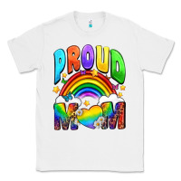 White Western Proud Mom Classic Tee - BundleAndBundleShop