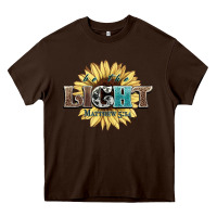 Chocolate Brown be the light matthew Heavy Core Tee - NancyCooperArtShop