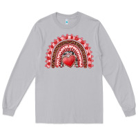 Moon Dust valentines day rainbow with heart Long Sleeve Tee - RanaPortraitStore
