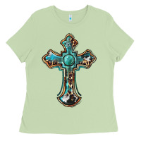 Matcha western cross Ladies Tee - BarkalooDesign