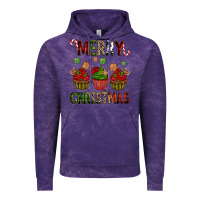 Cloud Purple Merry Christmas cupcakes Vintage Hoodie - NancyCooperArtShop