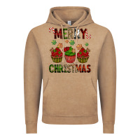 Vintage Coffee Merry Christmas cupcakes Vintage Hoodie - NancyCooperArtShop