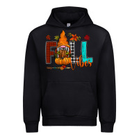 Black Fall Vibes Urban Hoodie - CowhideDigitalArt