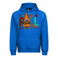 Cobalt Fall Vibes Urban Hoodie - CowhideDigitalArt