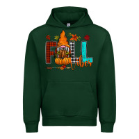 Forest Green Fall Vibes Urban Hoodie - CowhideDigitalArt