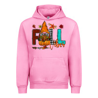 Fuchsia Pink Fall Vibes Urban Hoodie - CowhideDigitalArt