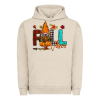 Pigment French Oak Fall Vibes Urban Hoodie - CowhideDigitalArt