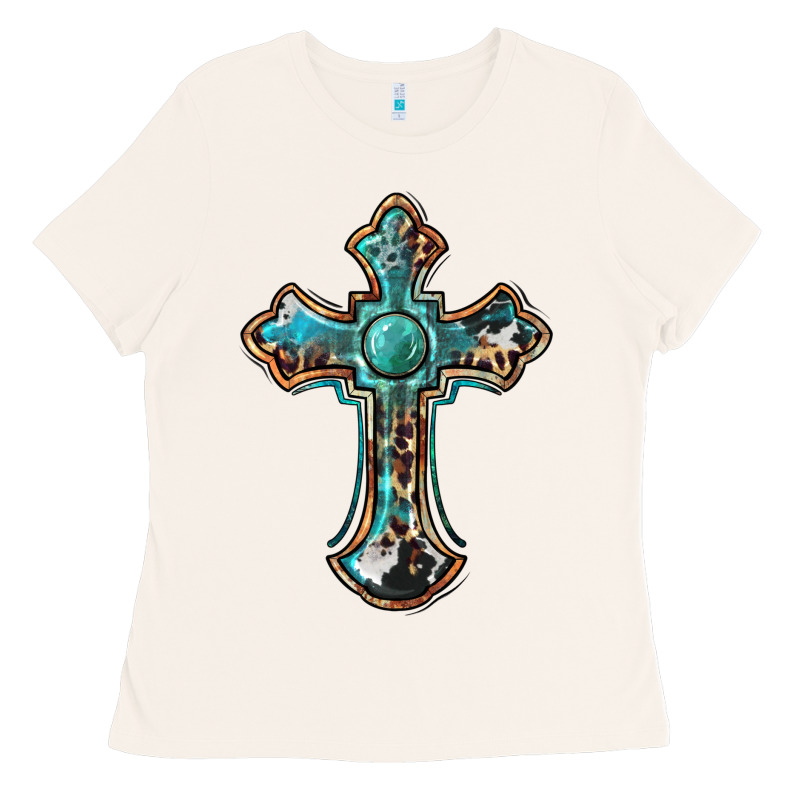 Western Cross Ladies Tee by BarkalooDesign | Teevron