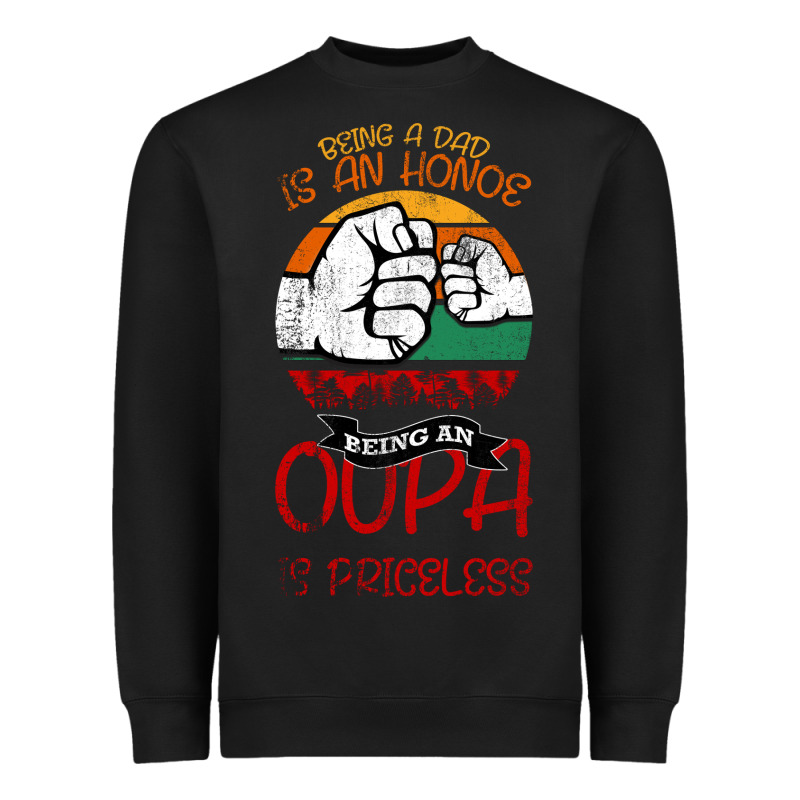 Being A Dad Is An Honor Being Papa Is Priceless Heavyweight Sweatshirt by Bettercallsaul | Teevron
