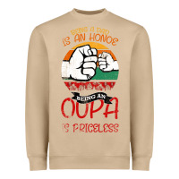 Mushroom Being A Dad Is An Honor Being Papa Is Priceless Heavyweight Sweatshirt - Bettercallsaul