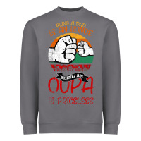 Storm Being A Dad Is An Honor Being Papa Is Priceless Heavyweight Sweatshirt - Bettercallsaul