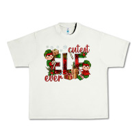 Pistachio Cutest Elf Ever Christmas Urban Heavy Tee - BundleAndBundleShop