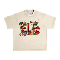 Sandshell Cutest Elf Ever Christmas Urban Heavy Tee - BundleAndBundleShop