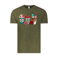 Vintage Olive western baseball coffee cups bbs Vintage Tee - BundleAndBundleShop