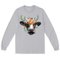 Moon Dust holstein cow head Long Sleeve Tee - BarkalooDesign