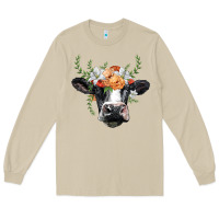 Mushroom holstein cow head Long Sleeve Tee - BarkalooDesign
