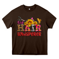 Chocolate Brown hair whisperer Heavy Core Tee - AdoDesignShop