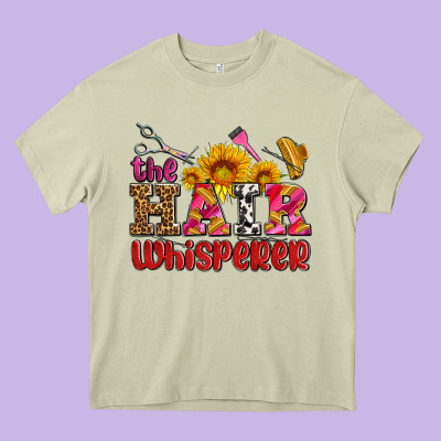 Hair Whisperer Heavy Core Tee Designed By Adodesignshop