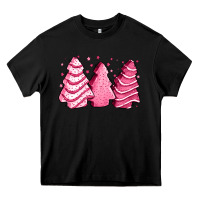 Black pink Christmas cakes Heavy Core Tee - Jasminsmagicworld
