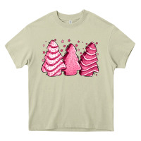 Mossy pink Christmas cakes Heavy Core Tee - Jasminsmagicworld