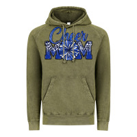 Vintage Olive cheer mom Vintage Hoodie - MaliasSmallBusiness