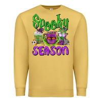 Antique Gold Spooky Season Coffee Cups Premium Sweatshirt - FaDigitalArtStudio