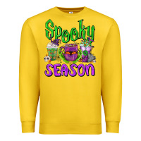 Lemon Spooky Season Coffee Cups Premium Sweatshirt - FaDigitalArtStudio