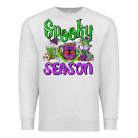 Oatmeal Heather Spooky Season Coffee Cups Premium Sweatshirt - FaDigitalArtStudio