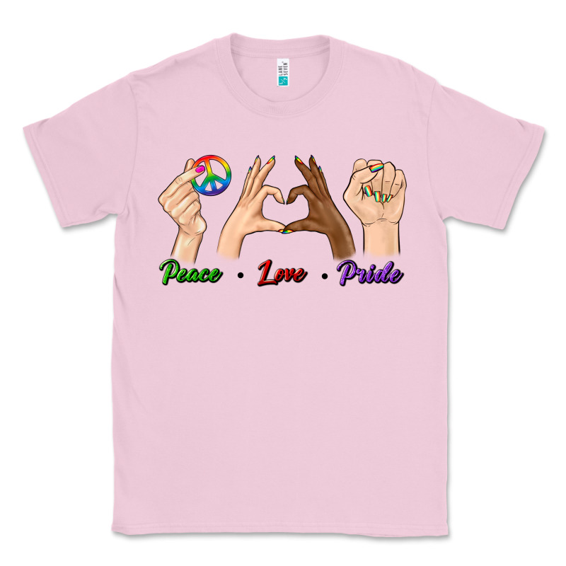Peace Love Pride Classic Tee by BundleAndBundleShop | Teevron