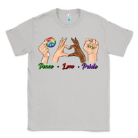 Moon Dust Peace Love Pride Classic Tee - BundleAndBundleShop
