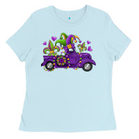 Baby Blue mardi gras truck Ladies Tee - Jasminsmagicworld