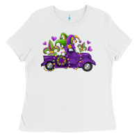 White mardi gras truck Ladies Tee - Jasminsmagicworld