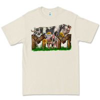 Bone Western Mom With Spotted Pig And Baby Pig Premium Tee - LillyAllenDesigns
