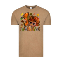 Vintage Coffee my first thanksgiving with turkey bbs Vintage Tee - BundleAndBundleShop