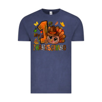 Vintage Denim my first thanksgiving with turkey bbs Vintage Tee - BundleAndBundleShop