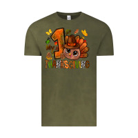 Vintage Olive my first thanksgiving with turkey bbs Vintage Tee - BundleAndBundleShop