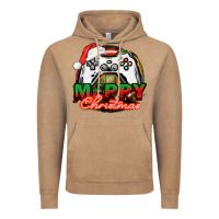 Vintage Coffee Gamer Merry Christmas Vintage Hoodie - NancyCooperArtShop