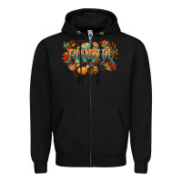 Black thankful for everything Zipper Hoodie - CowGirlArtShop
