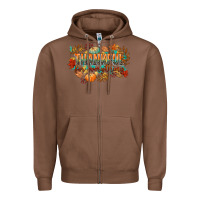 Chestnut thankful for everything Zipper Hoodie - CowGirlArtShop