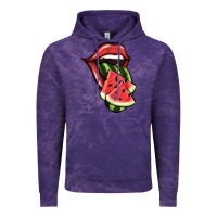 Cloud Purple Watermelon Tongue Vintage Hoodie - Jasminsmagicworld