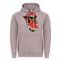 Vintage Zinc Watermelon Tongue Vintage Hoodie - Jasminsmagicworld