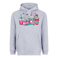 Heather Grey dentist coffee cups Heavyweight Hoodie - OliviaCreatesArt